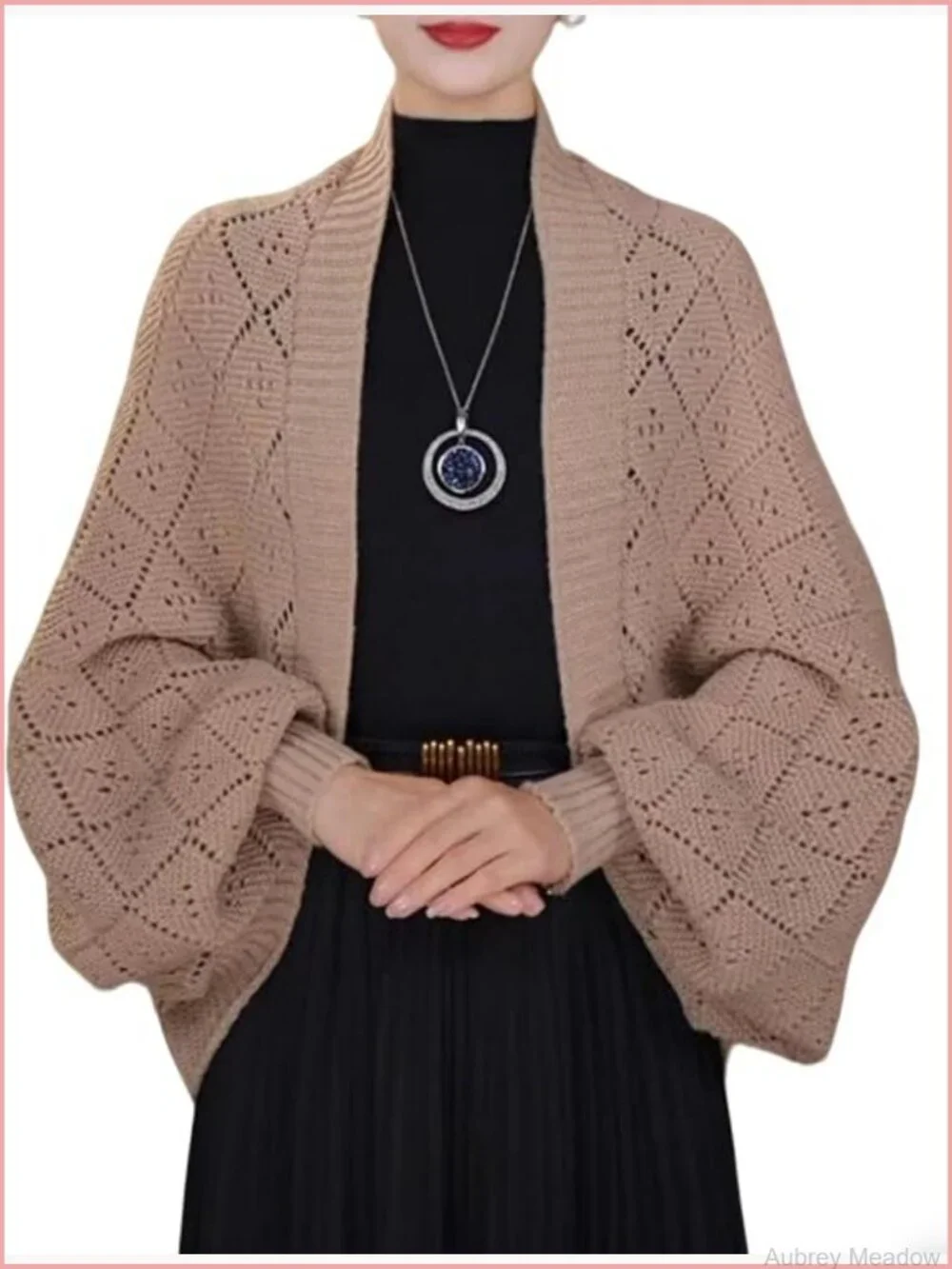 Knitted Pashmina Shawl Wrap Scarf Cardigan Cape Shoulder Top